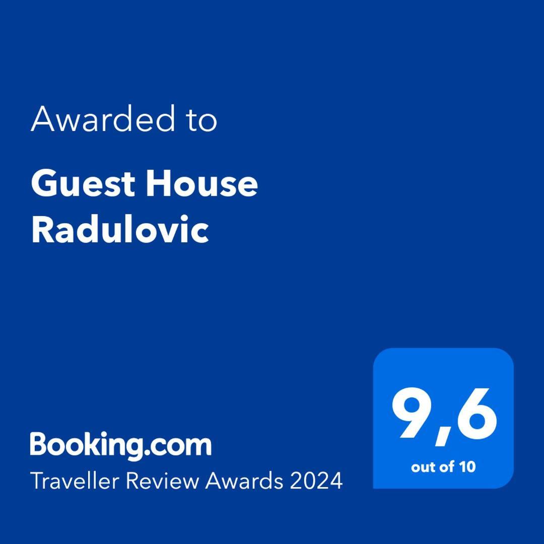 Guest House Radulovic Petrovac Exterior foto